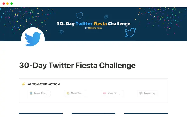 30-Day Twitter Fiesta Challenge